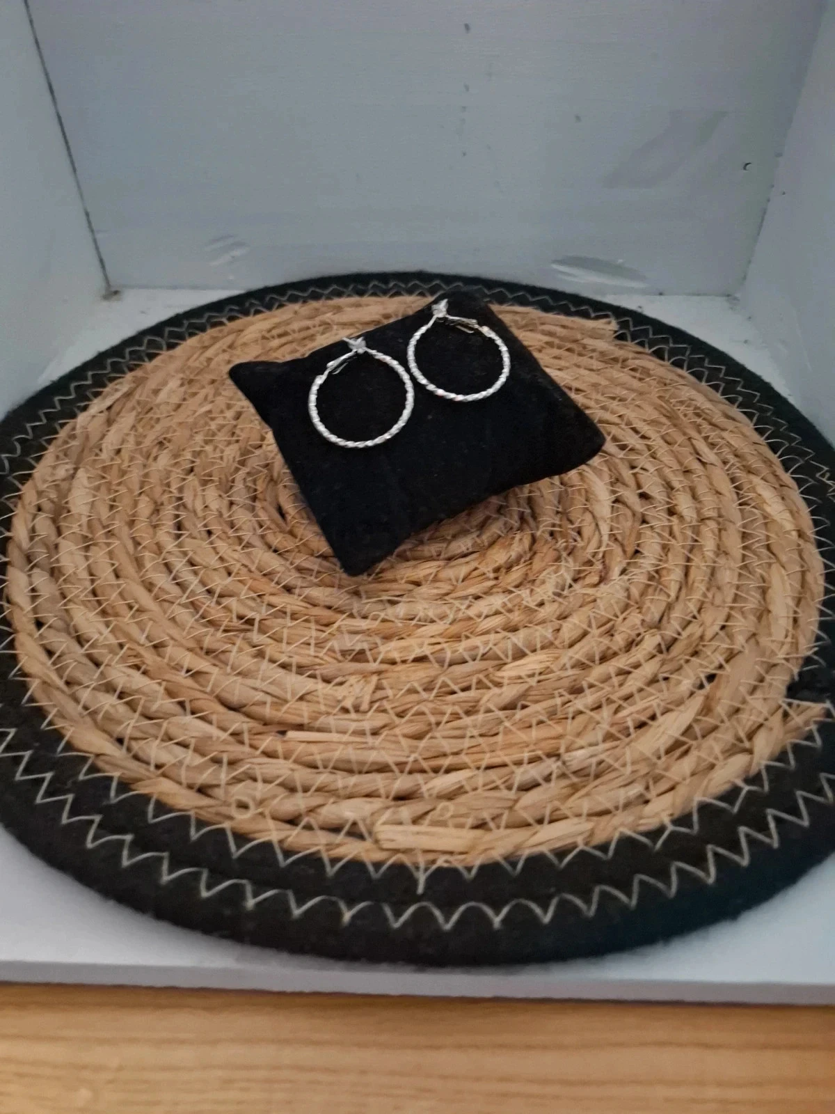 Boucles d'oreilles créoles DD